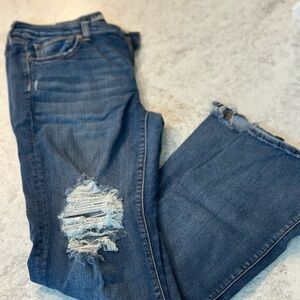 American Eagle Outfitters Dark Blue Boot Cut Jeans